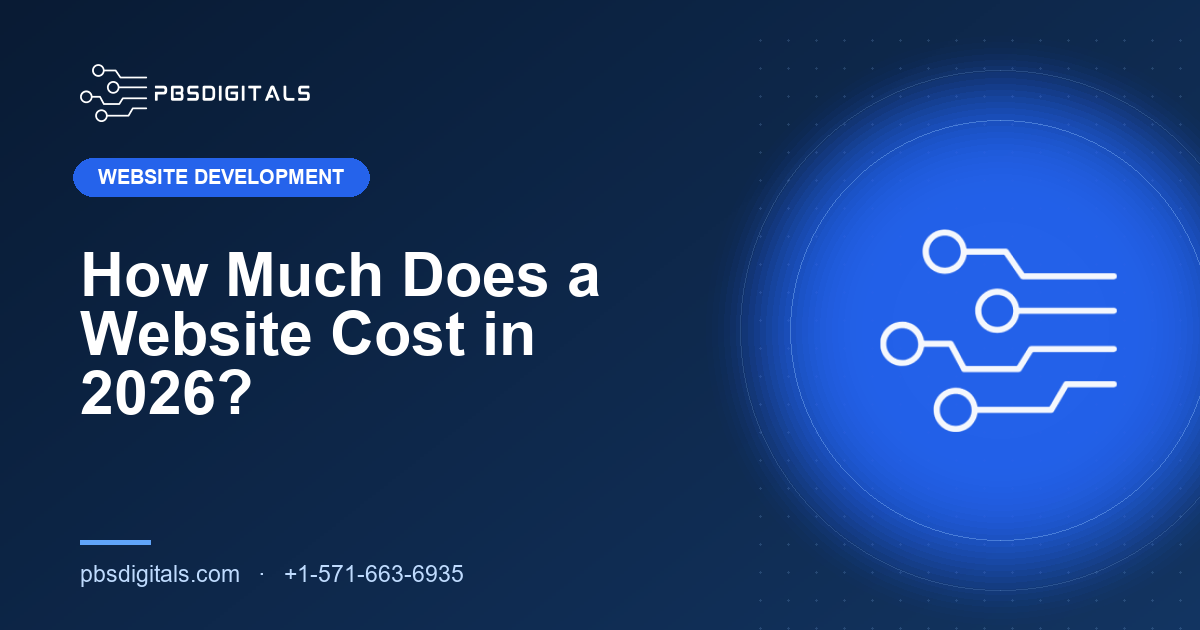 How Much Does a Website Cost in 2026? — PBS Digitals